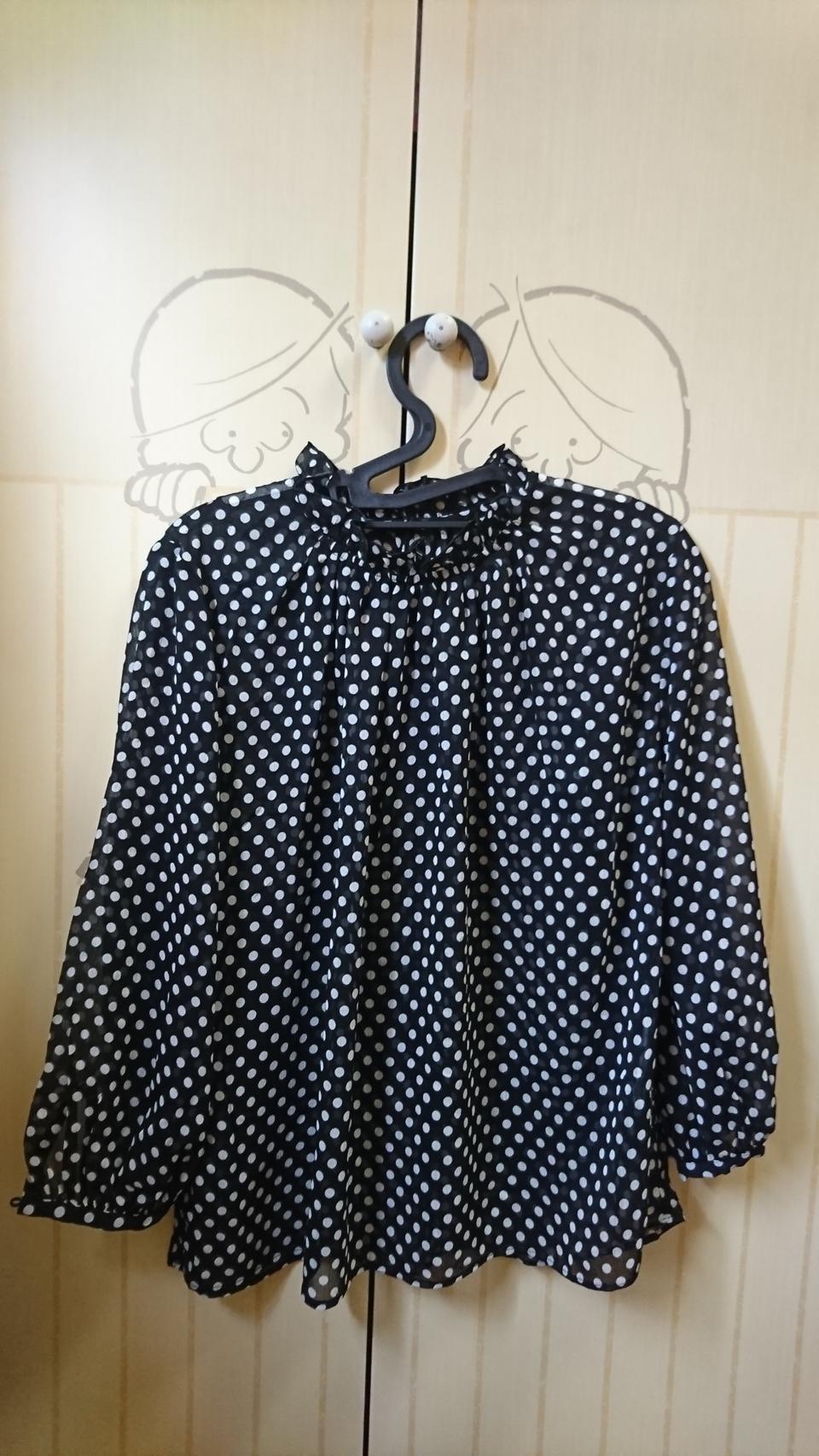 3.9  땡땡이 블라우스