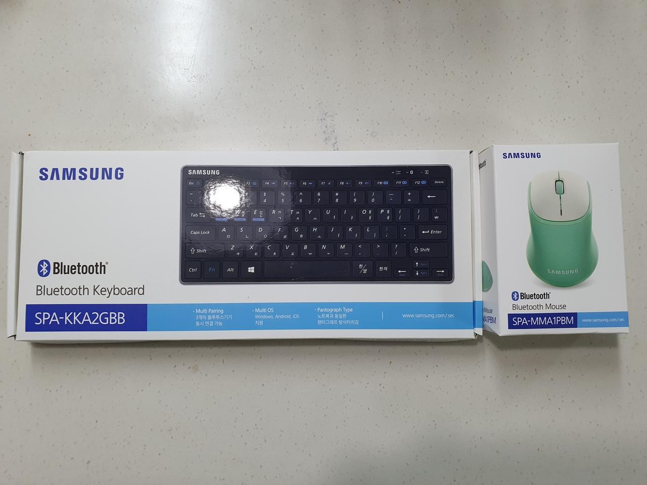 삼성 전자 블루투스 미니 키보드 & 마우스 미개봉 새제품