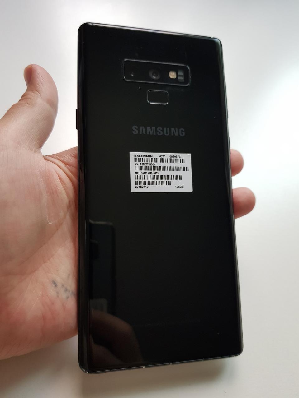 갤럭시 노트9 128GB KT 블랙