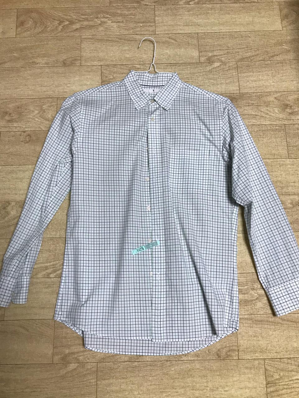 유니클로 체크 셔츠