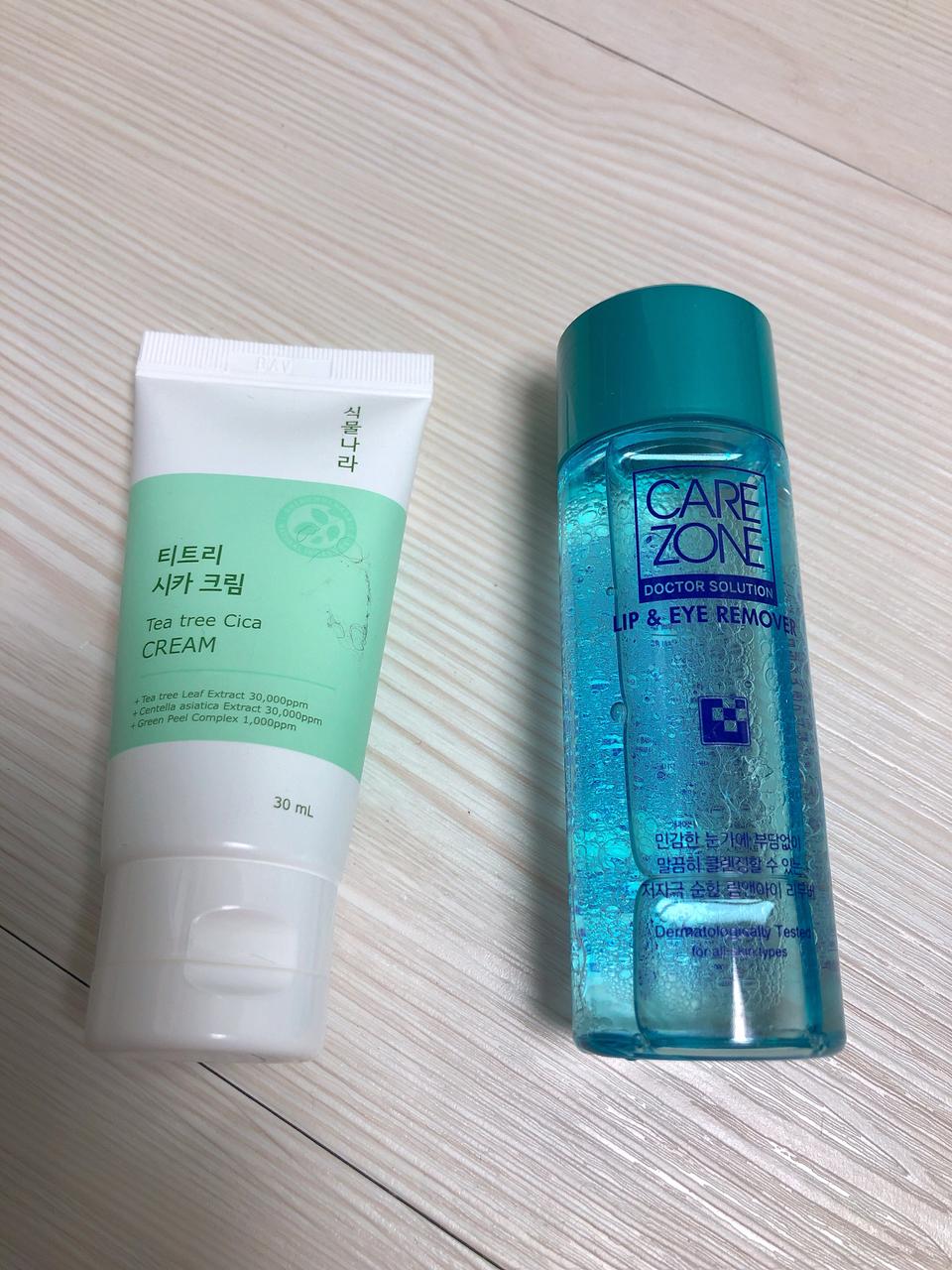 식물나라 시카크림, 케어존 립앤아이 리무버