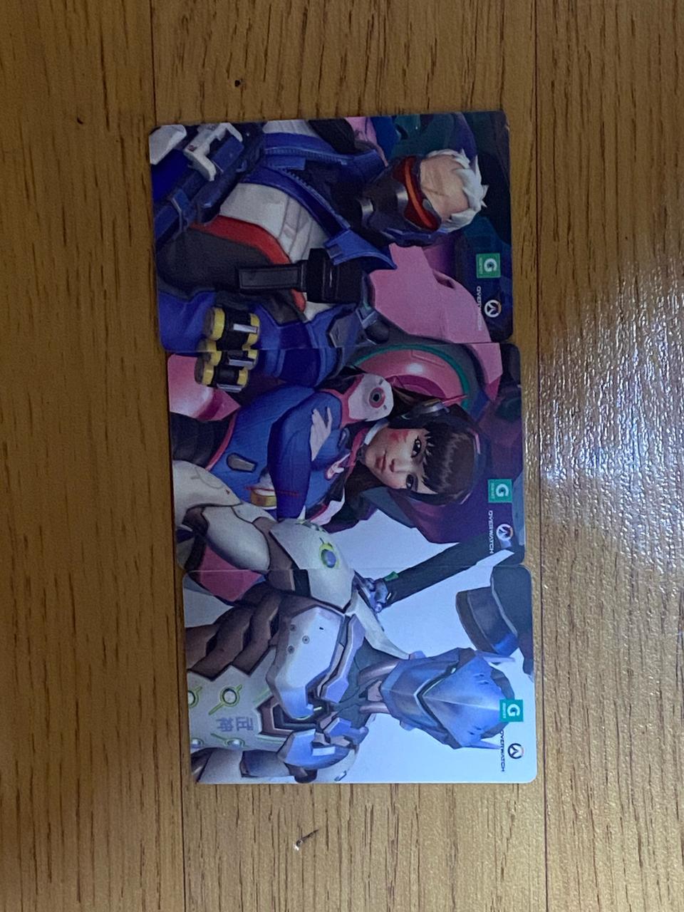 오버워치xG마켓 콜라보 한정판 카드