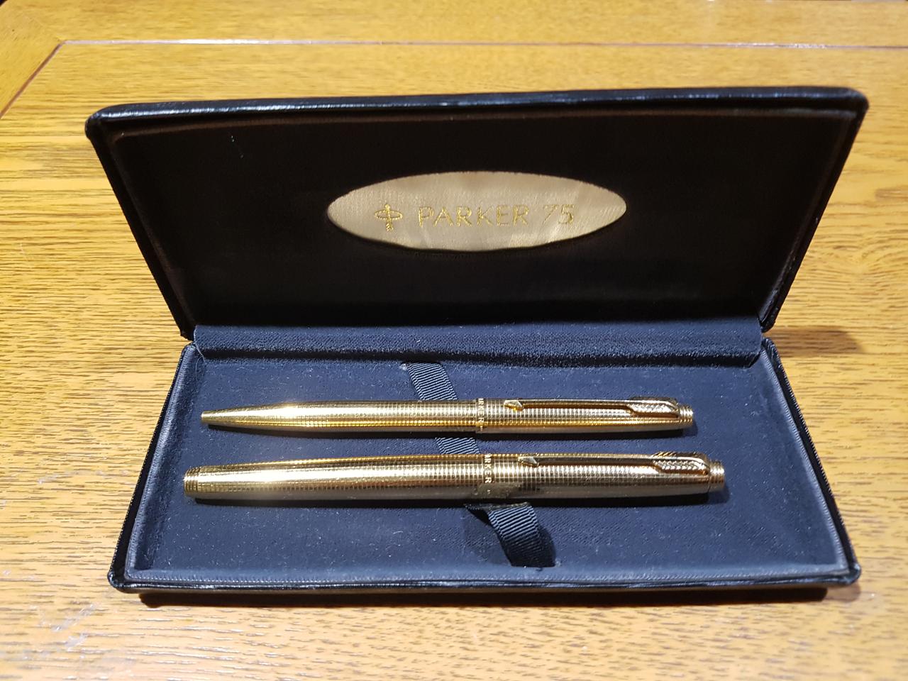 "PARKER 75" 빈티지 만년필+볼펜 셋트