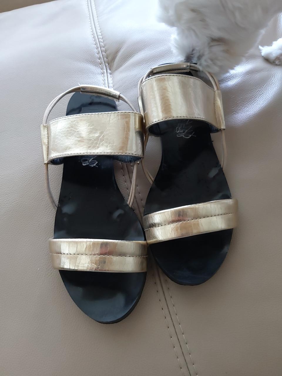 버니블루 3295 골드샌들 240