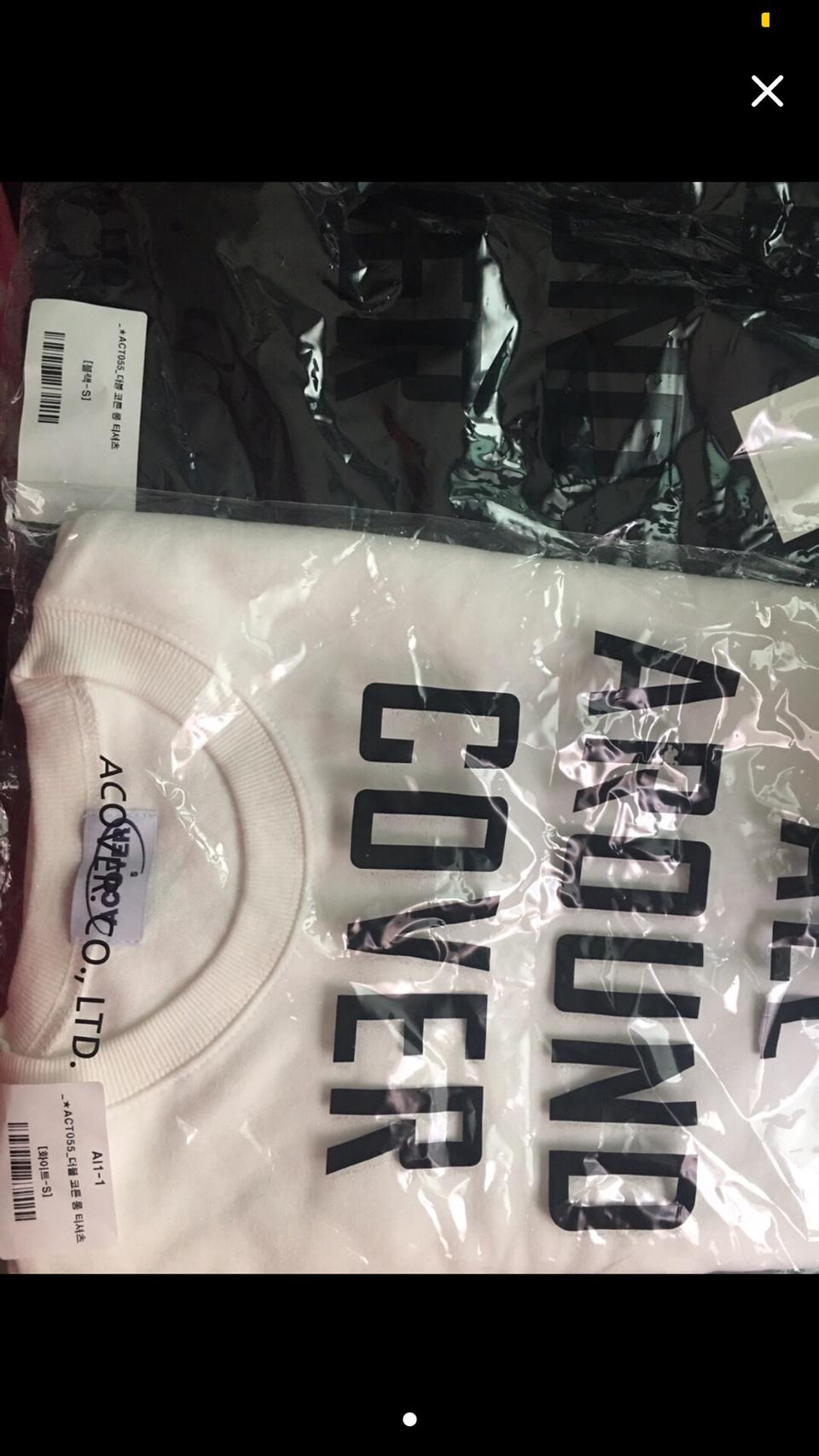 더블 코튼 롱 티셔츠 2장