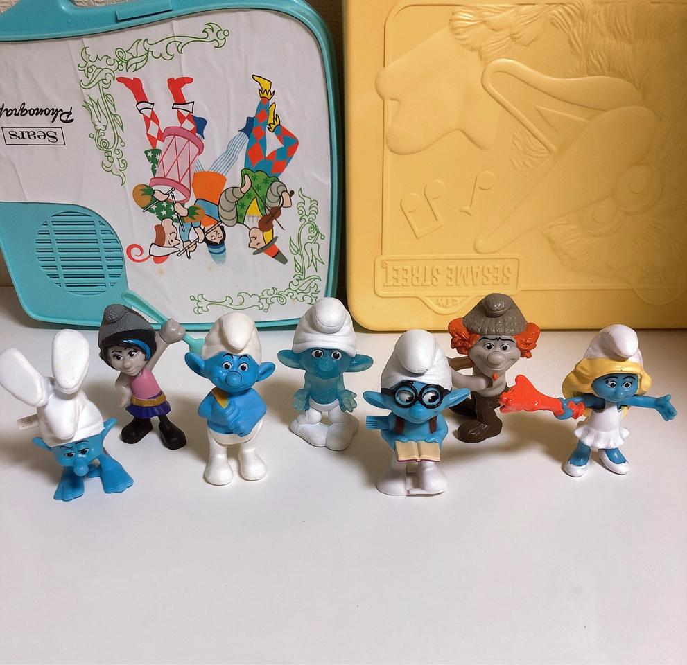 스머프 피규어 일괄