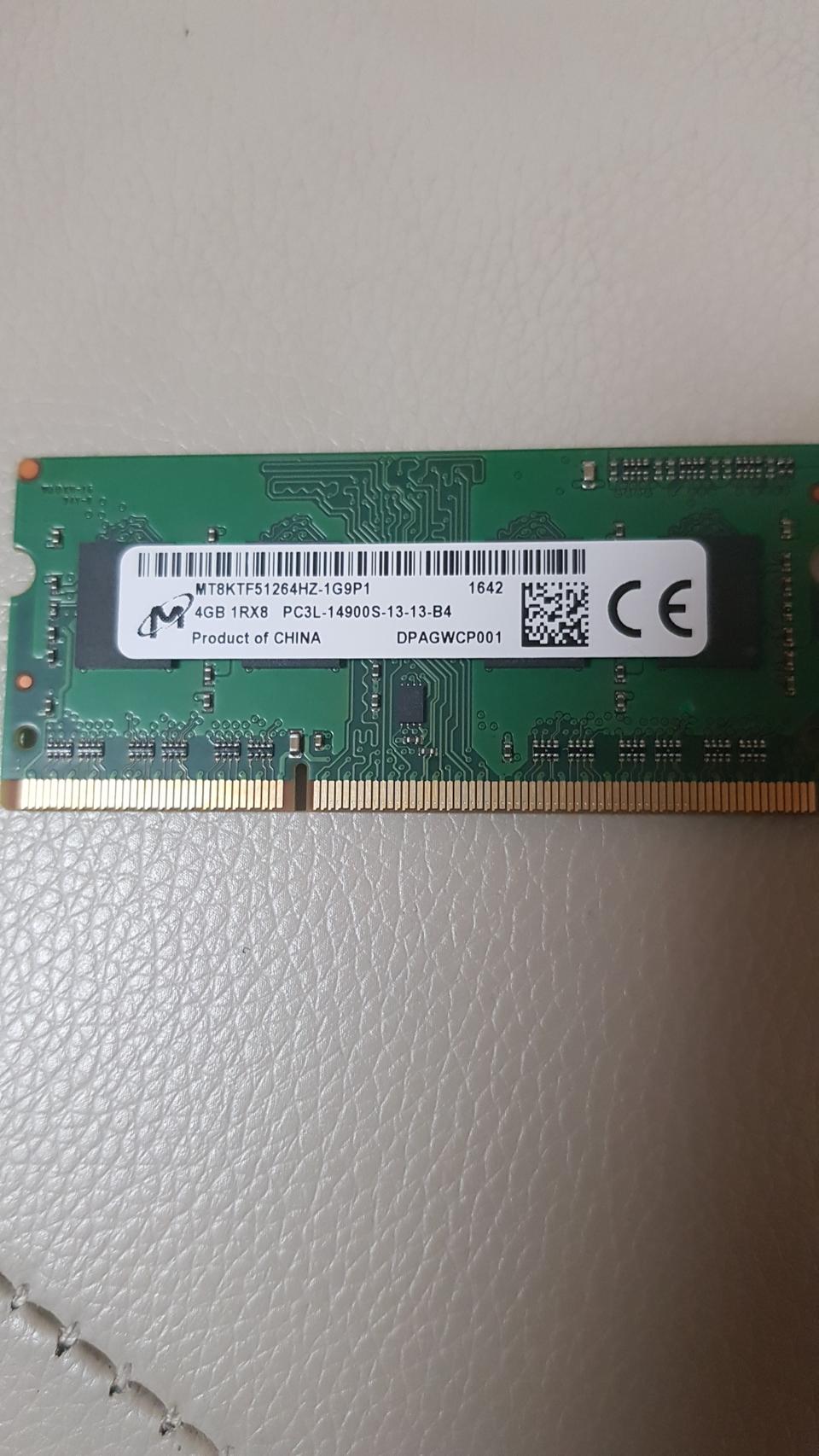노트북램 DDR3 4기가