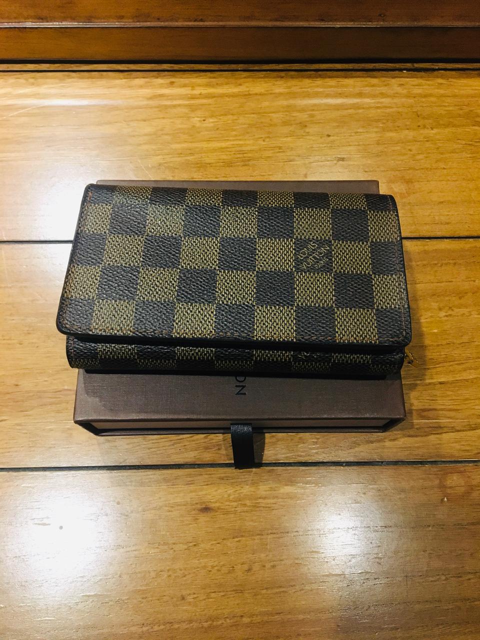 정품 루이비통 다미에 엘 반지갑