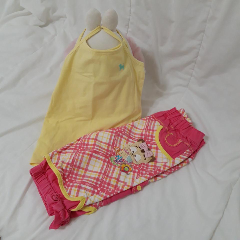 컬리수밴딩칠부바지100