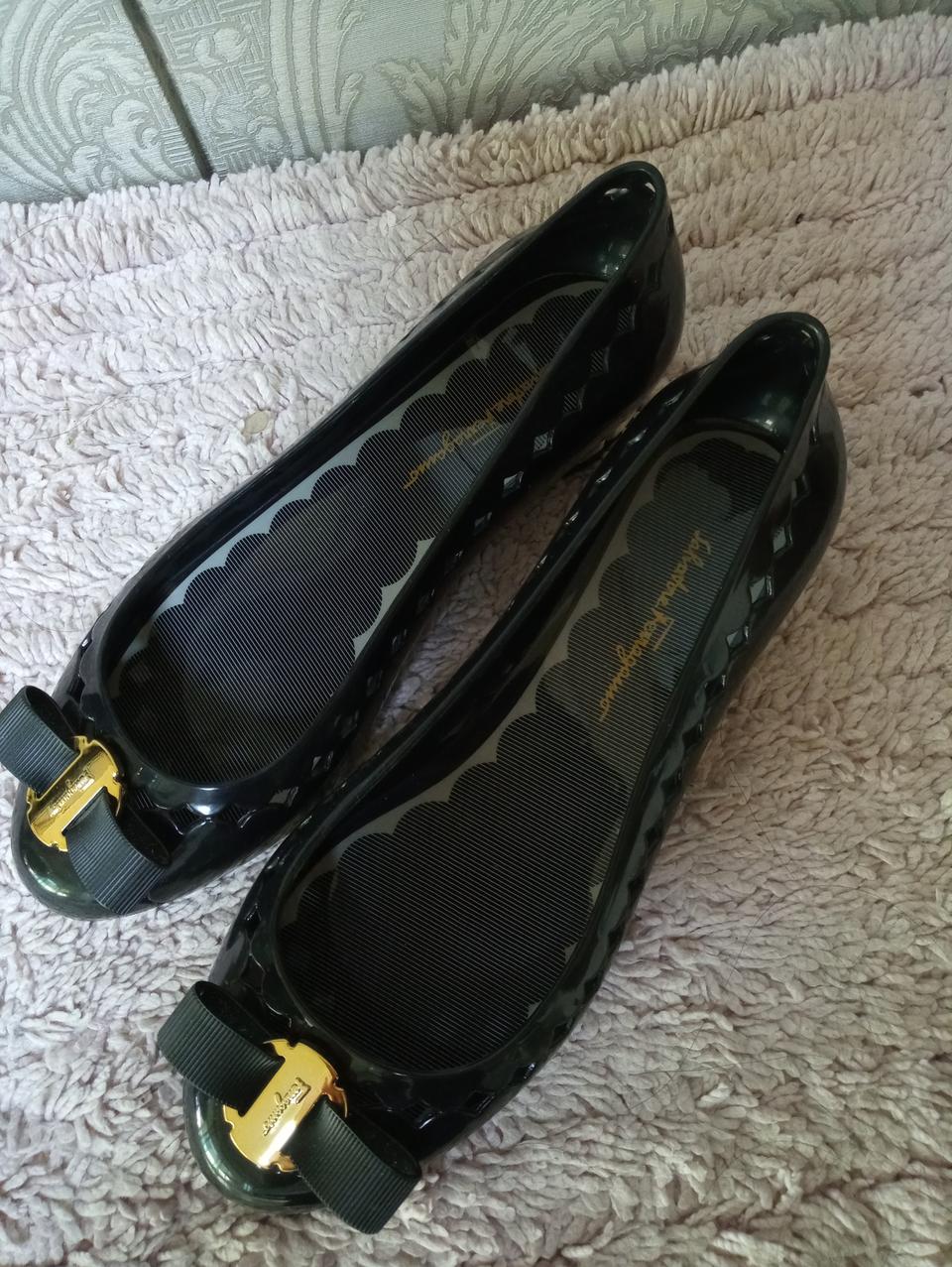 페레가모 리본 젤리슈즈 여름 원피스