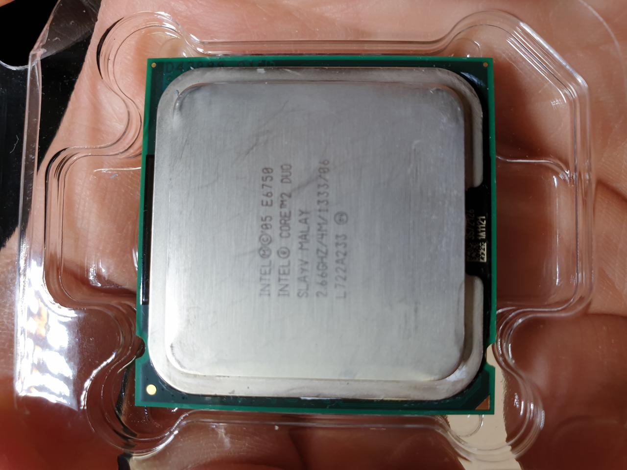 CPU 코어2듀오 E6750-삼성램 DDR2 PC2 6400 1G-