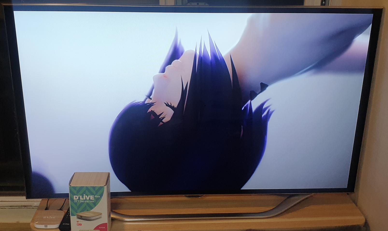 삼성 55인치 스마트 TV +딜라이브h3+벽걸이브라켓 