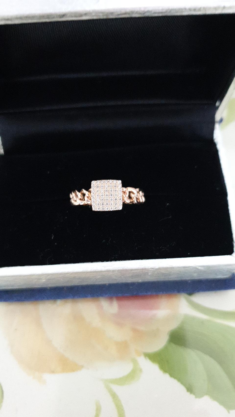 핑크골드14k반지