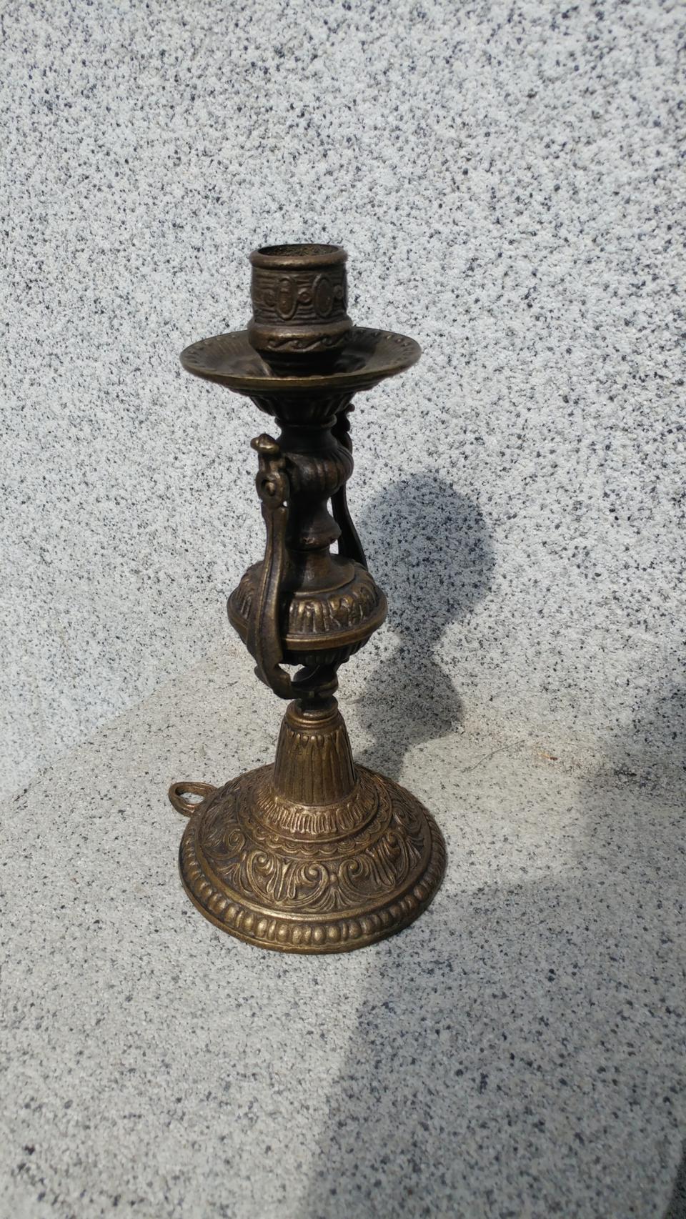 청동 1구 벽걸이 촛대