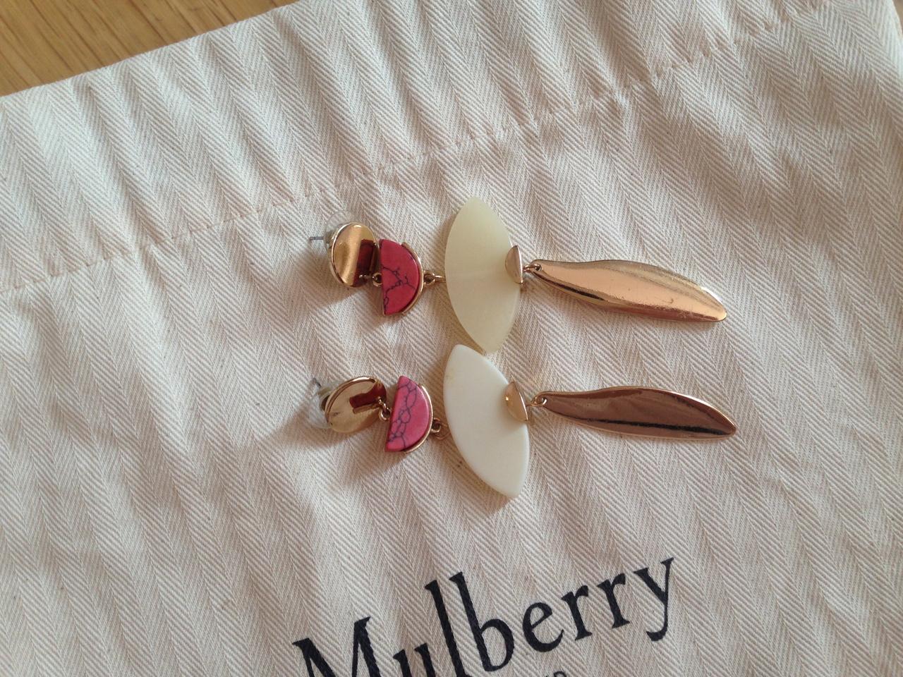 처분가 (새상품) 수입 골드포인트 롱 귀걸이