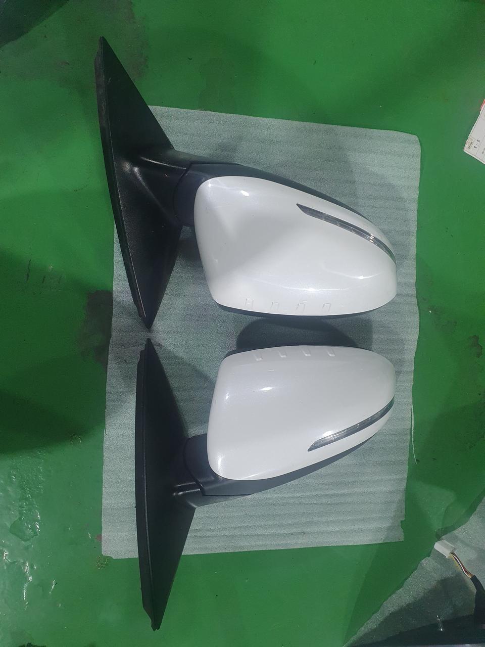 더뉴K5 LED전동접이 사이드미러 백미러 좌 우 한대분 스노우화이트펄