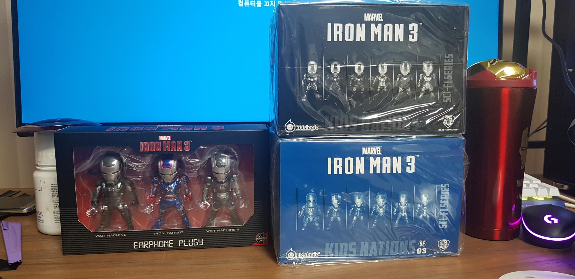 키즈로직 아이언맨 시리즈 풀세트 정품 미개봉 팝니다