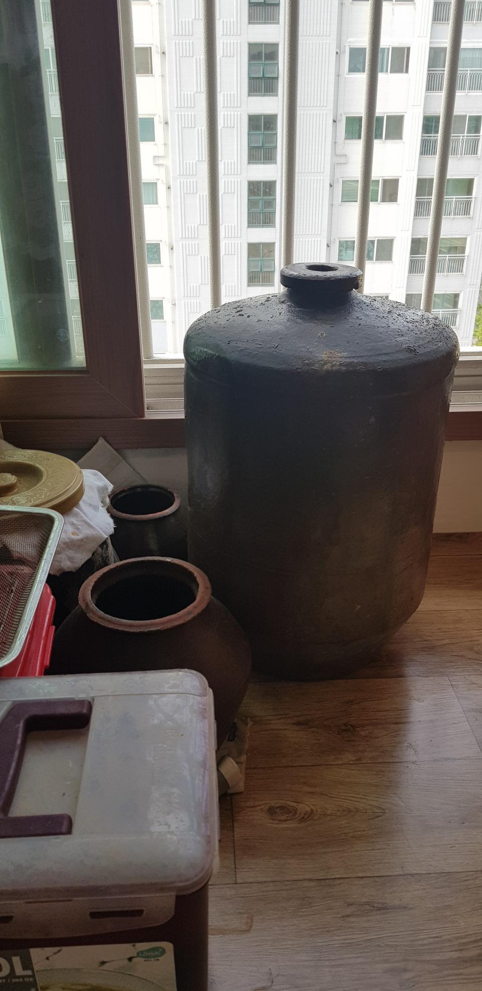 골동품 전통소주항아리