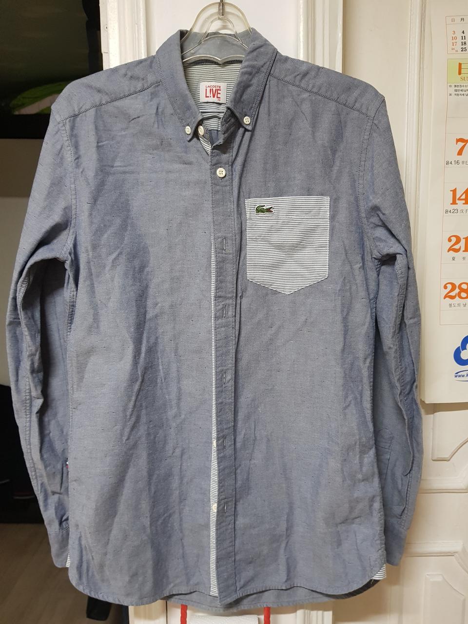 라코스테  남성남방  90~95사이즈