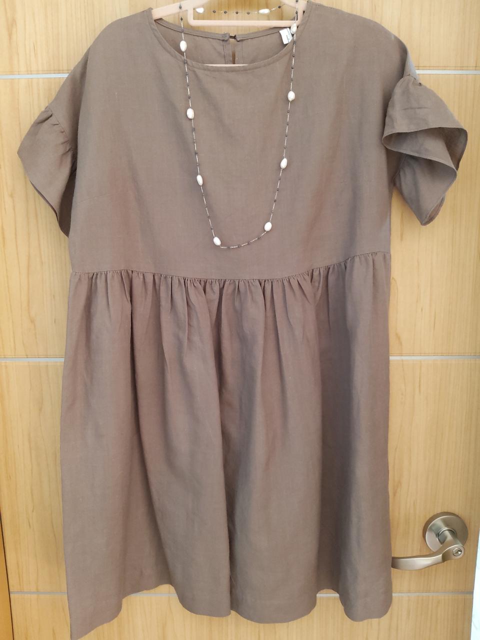 마 토푸베이비프릴 미니원피스.브라웃 s~slim  M