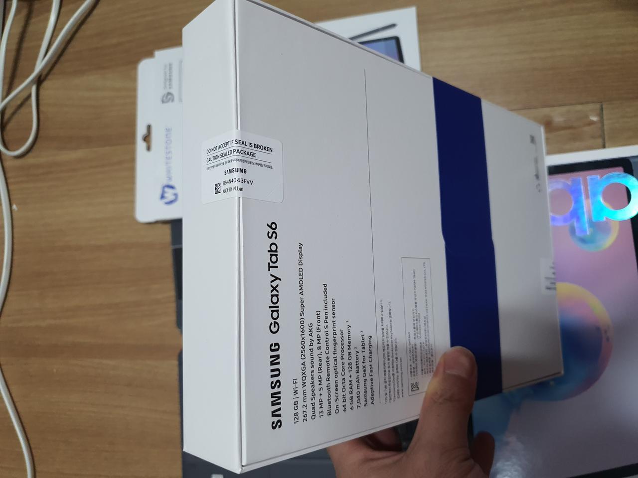 갤럭시탭 s6 wifi 128g 미개봉