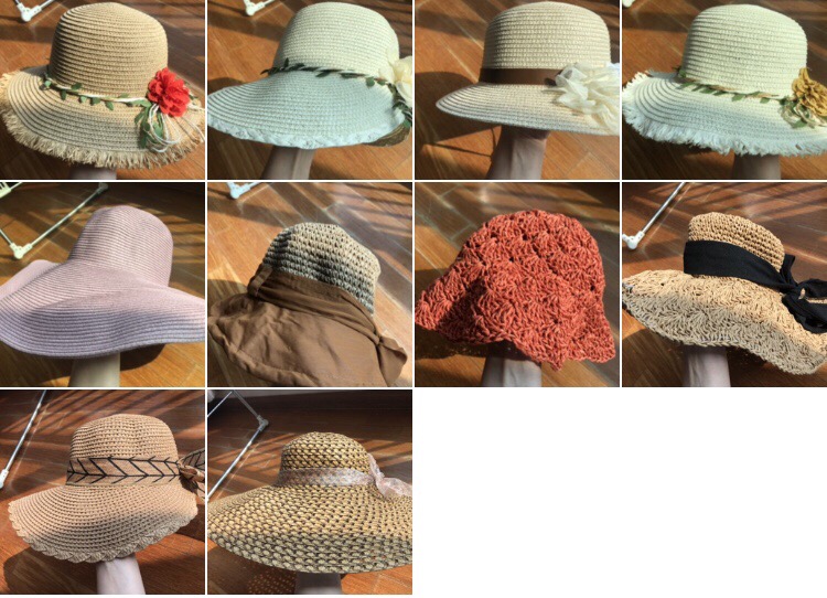 ***균일가할인***[새상품] 라피아햇 / 밀짚모자 9가지