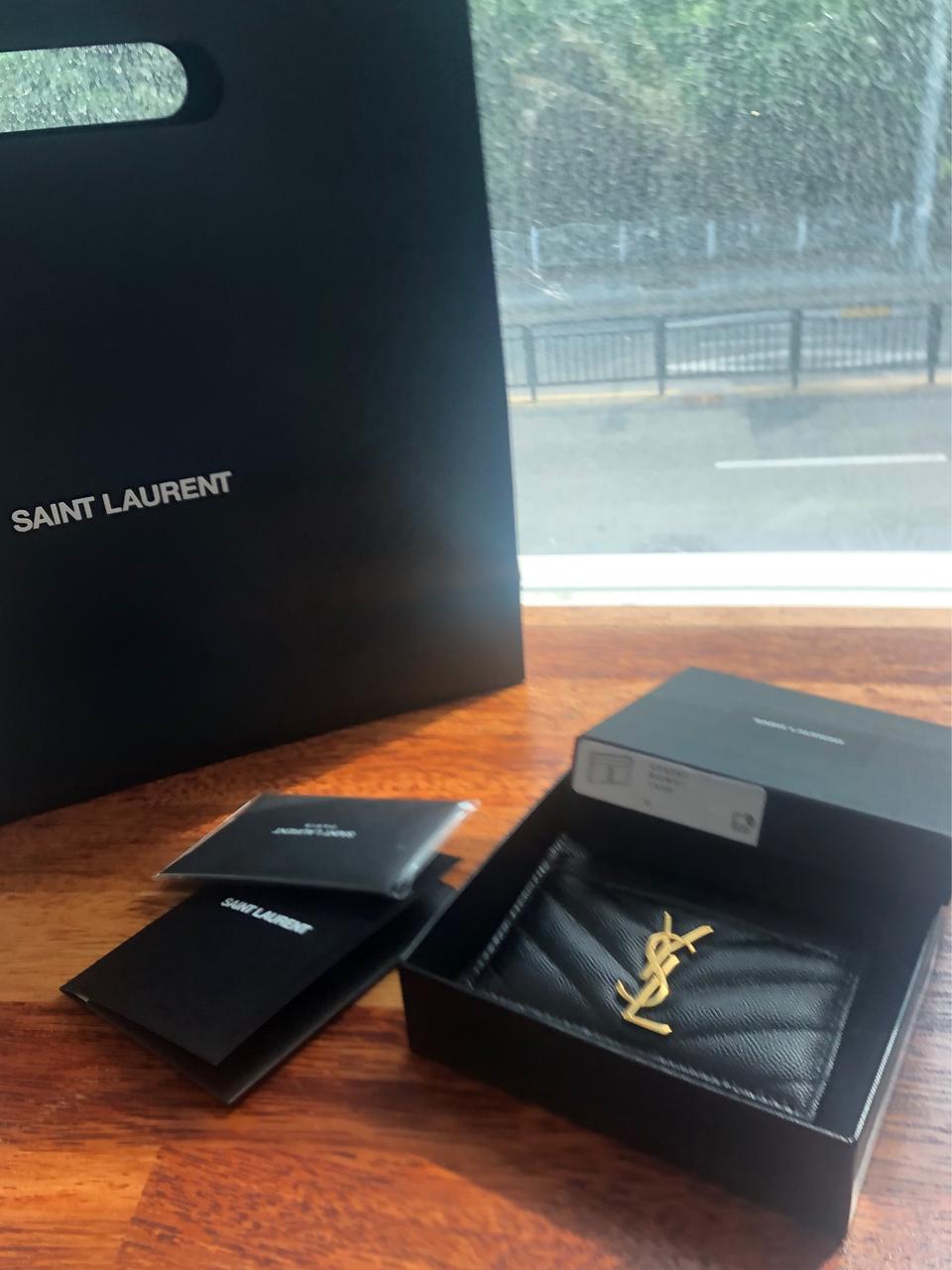 생로랑 카드지갑