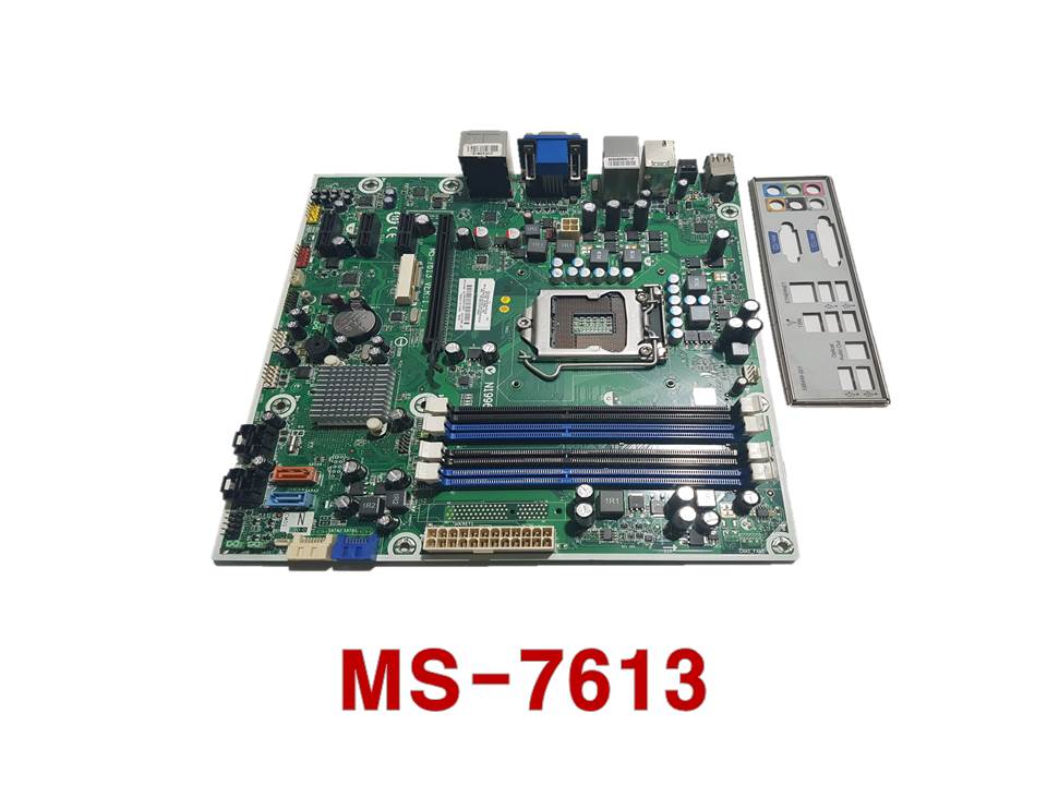 1156메인보드 HP MS-7613 보드 램슬롯4개