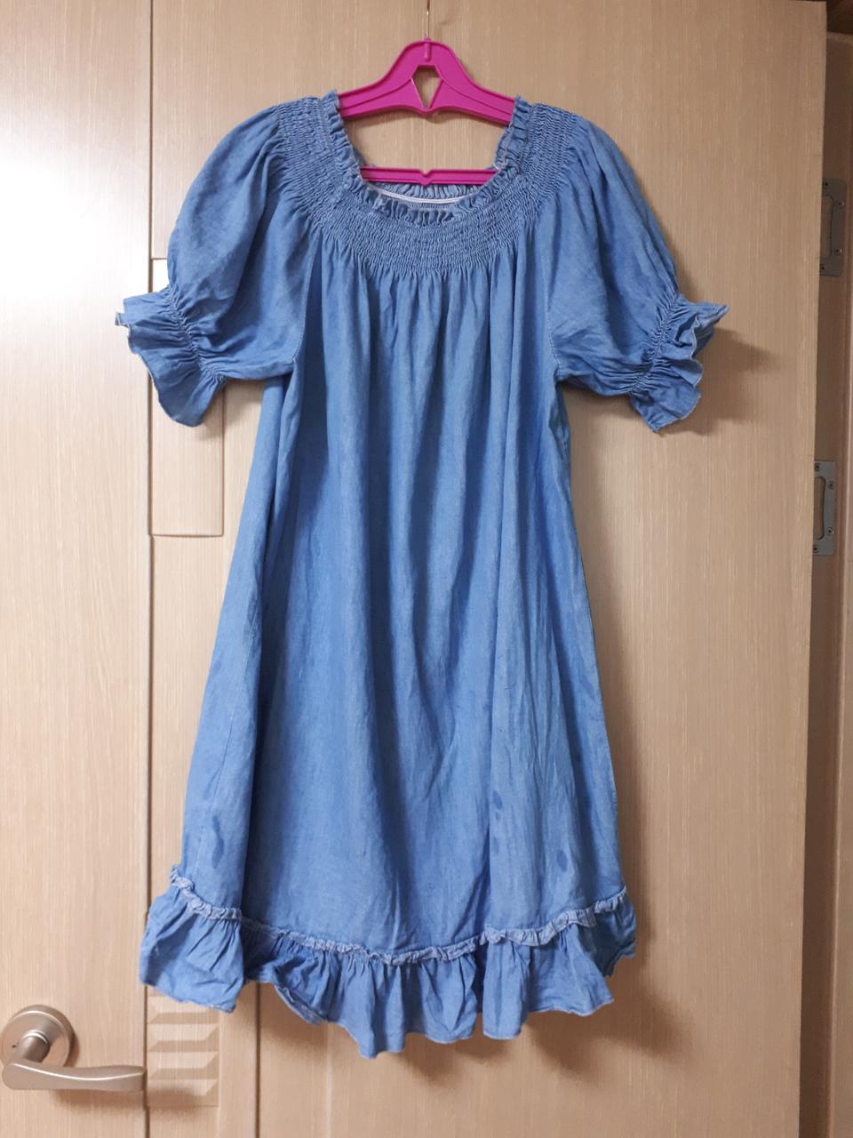 여성 청 원피스