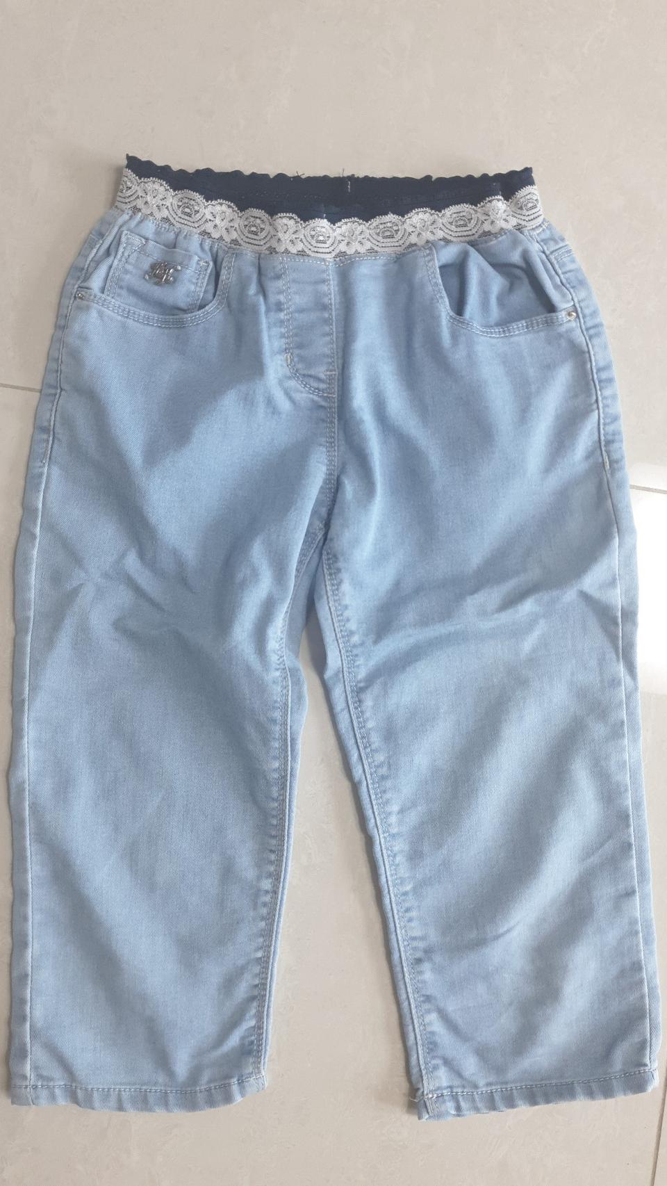 여아 여름 칠부바지