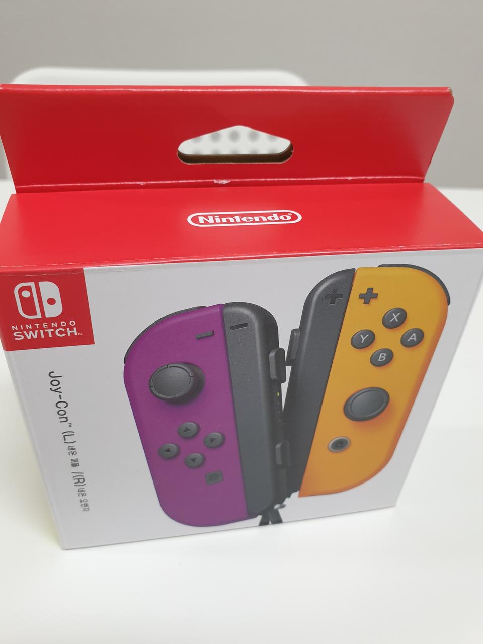 닌텐도스위치 조이콘 퍼플,오렌지 미개봉 판매