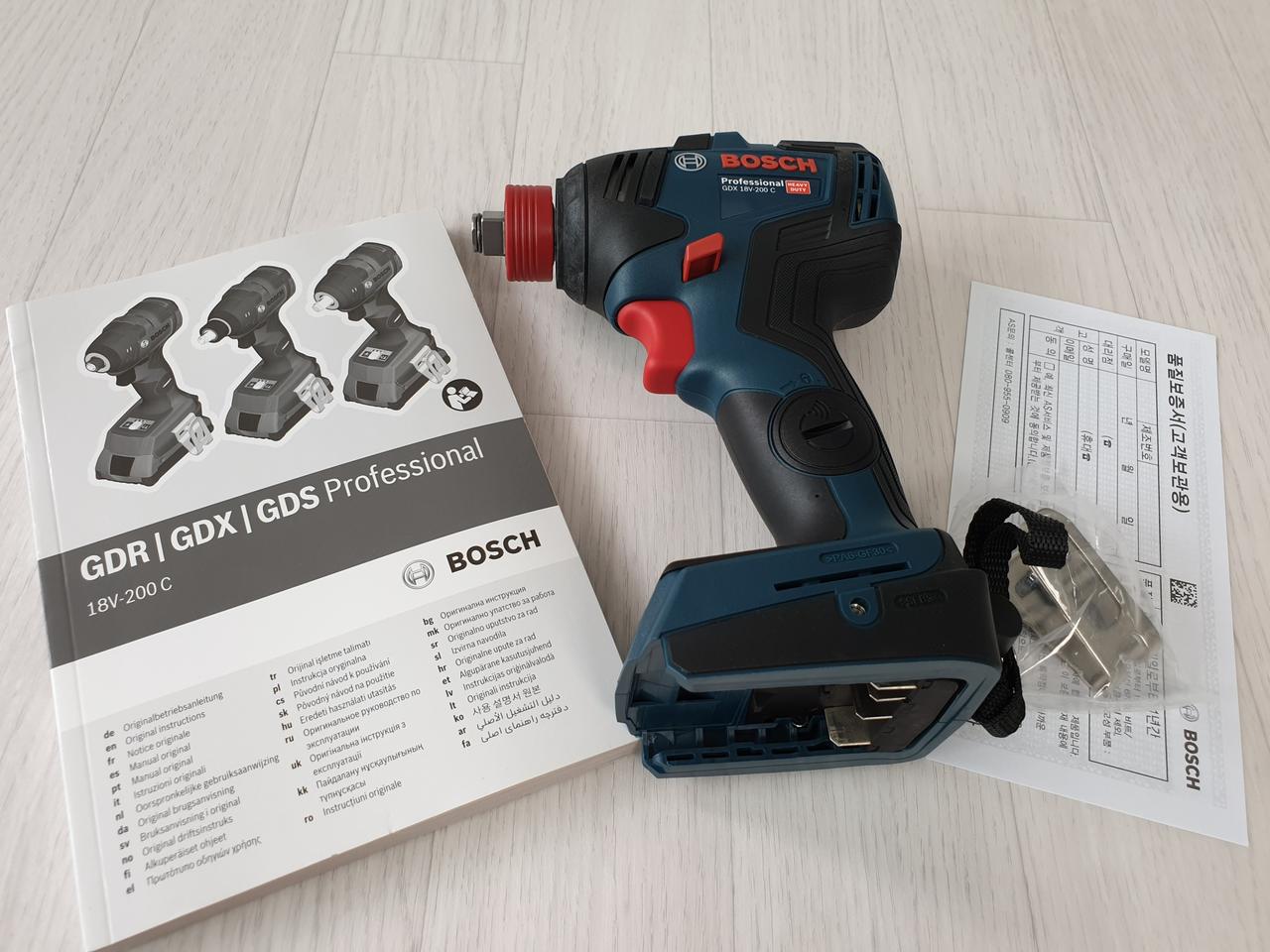 정품 보쉬 18v 임팩트 렌치 드라이버 겸용 BL모터 GDX200 새제품
