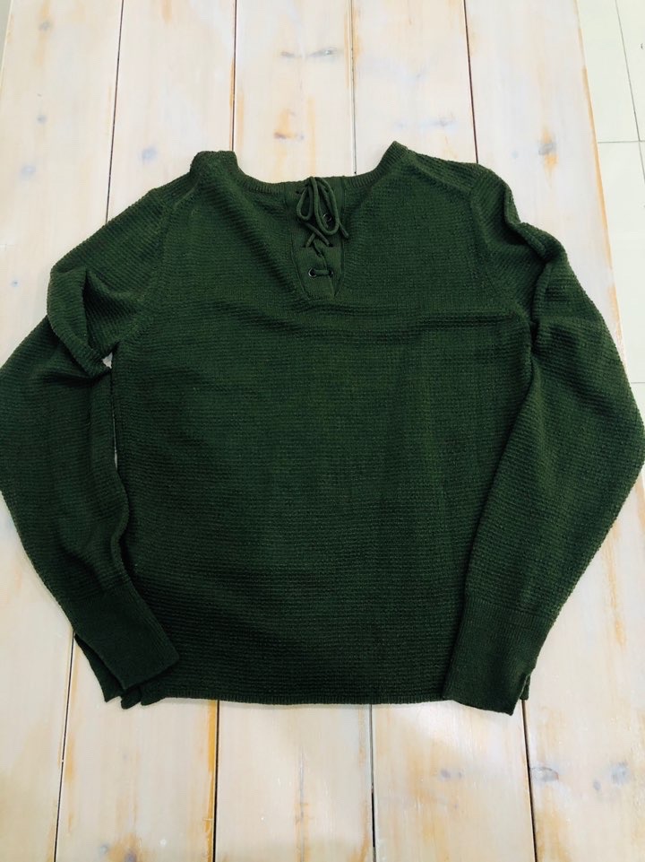 [90] 시스템 SYSTEM 여자 니트 녹색 SP8-KT313