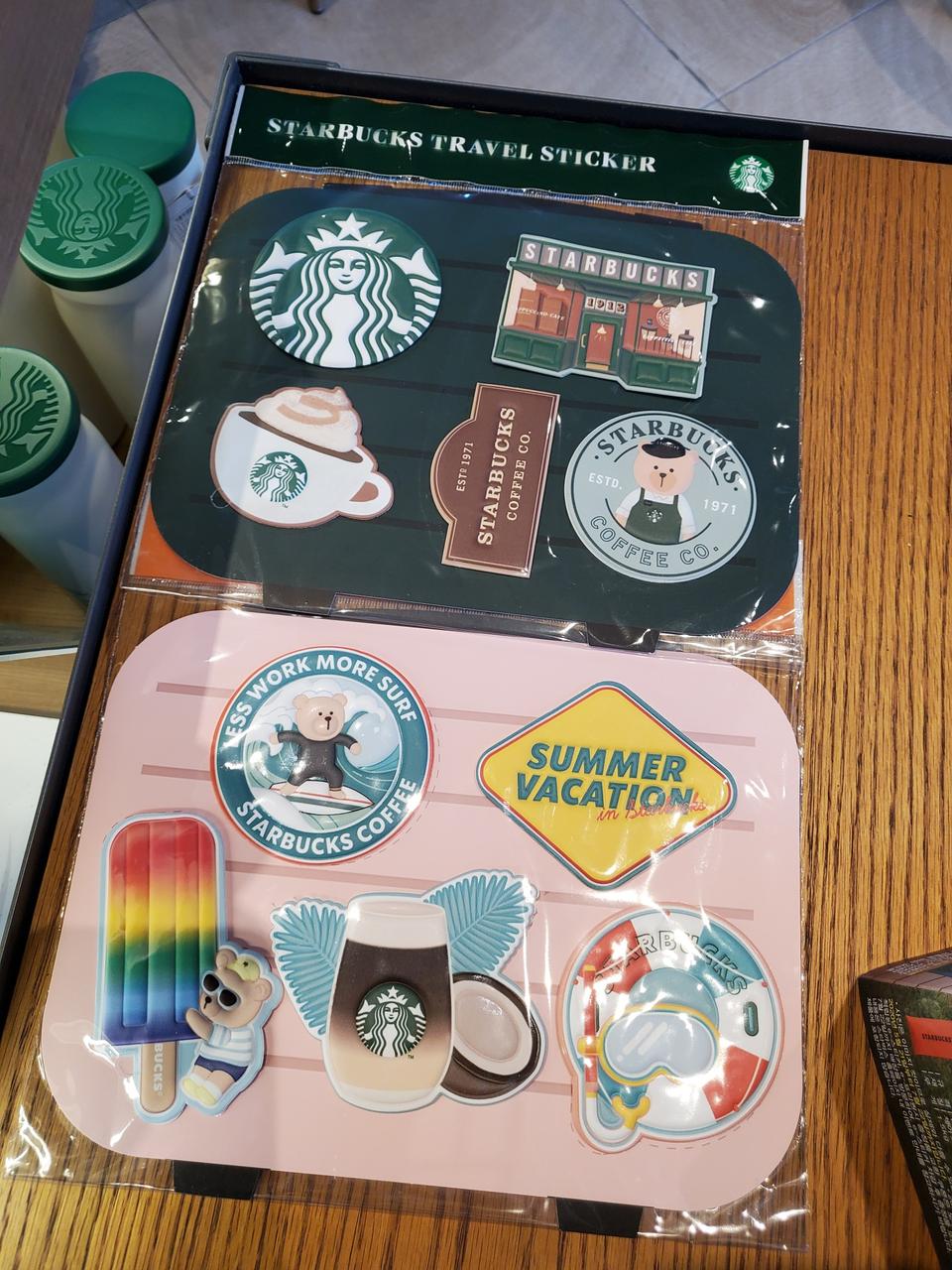 스타벅스 서머 레디백트래블 스티커