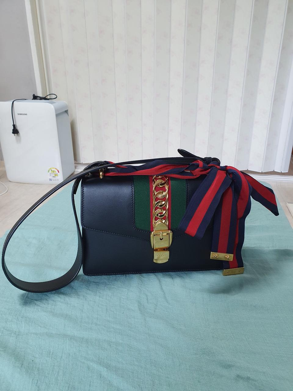 (정품)구찌 실비 리본 숄더백(가격내림)