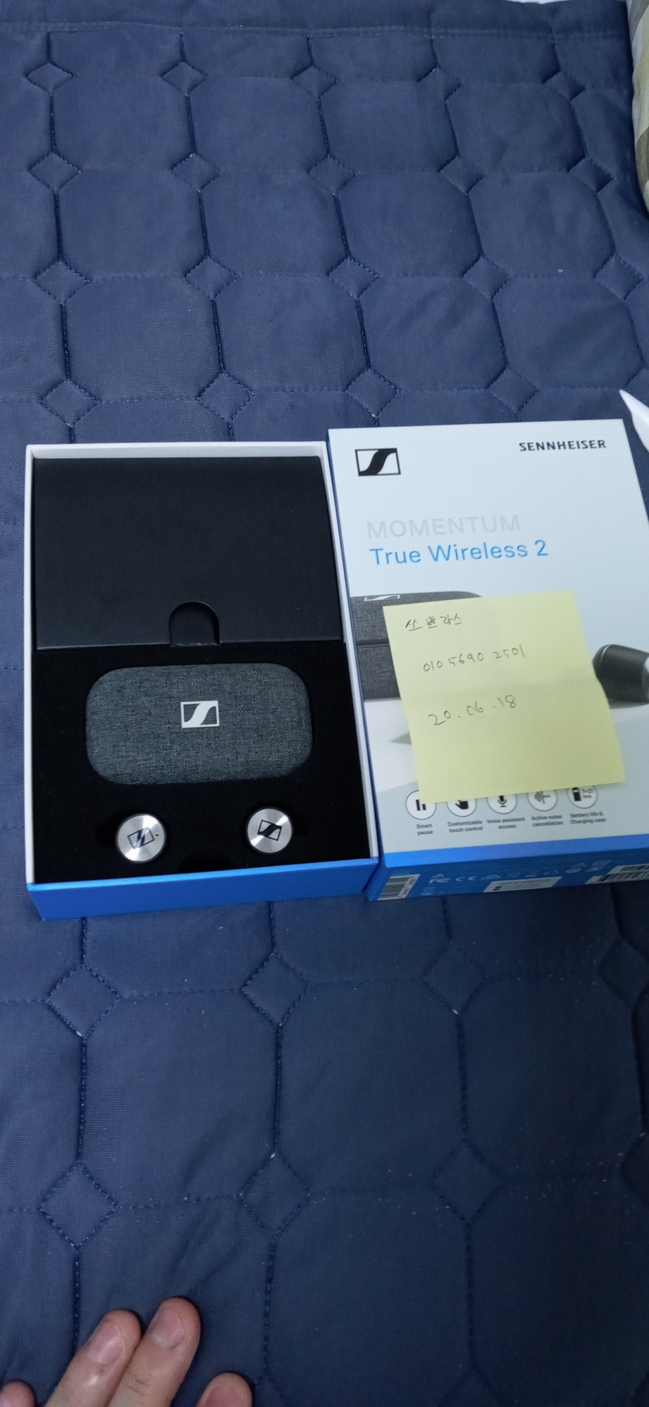 젠하이저 2세대 모멘텀트루와이어리스 3년as 34만 네고x