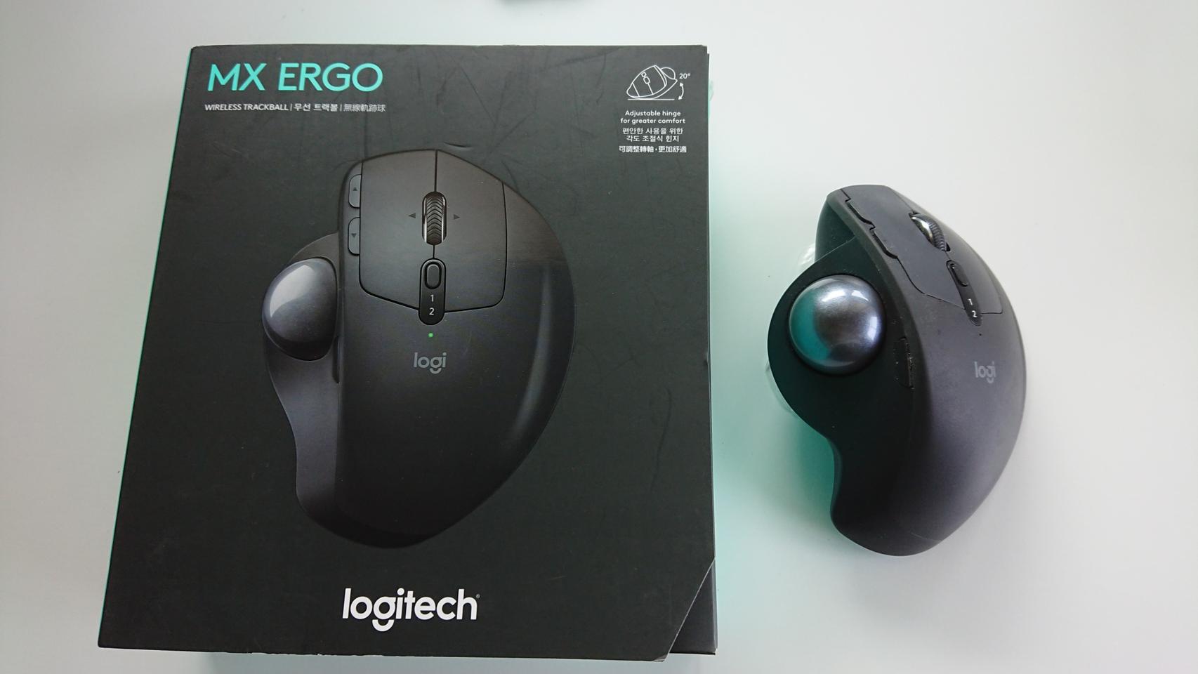로지텍 MX ERGO 트랙볼 마우스
