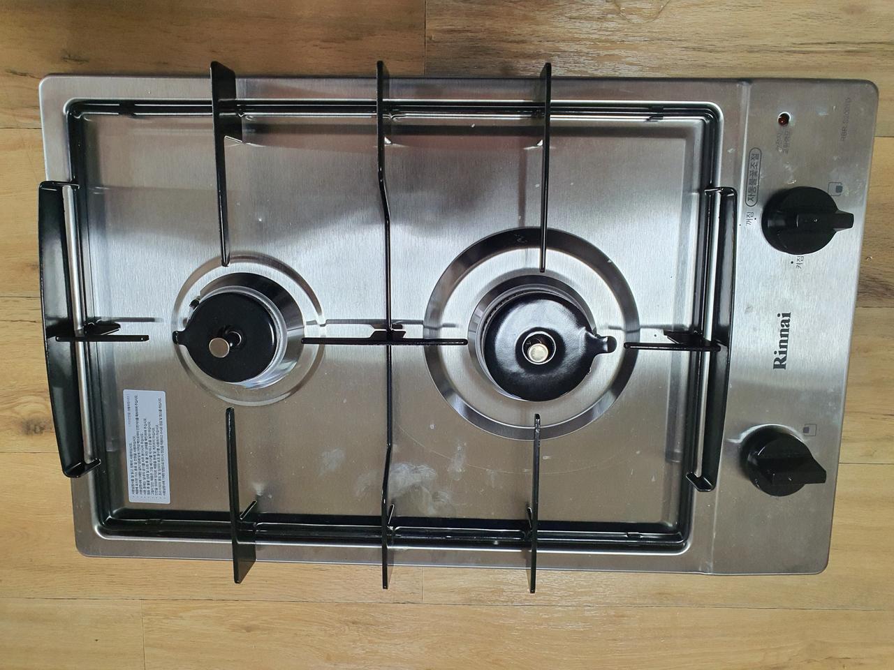 원룸 린나이 빌트인 2구 가스레인지 가스쿡탑레인지