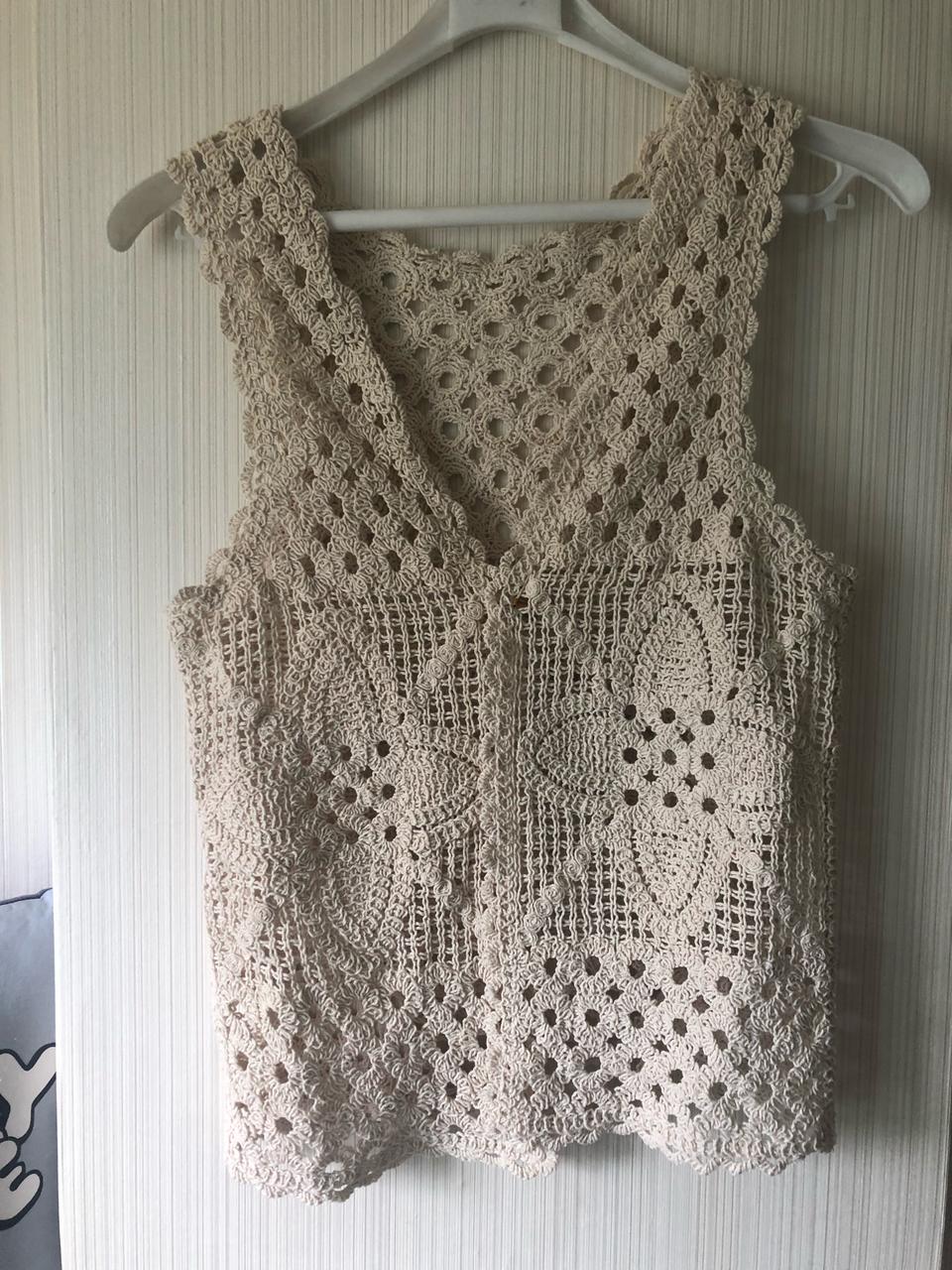 여름 뜨개조끼
