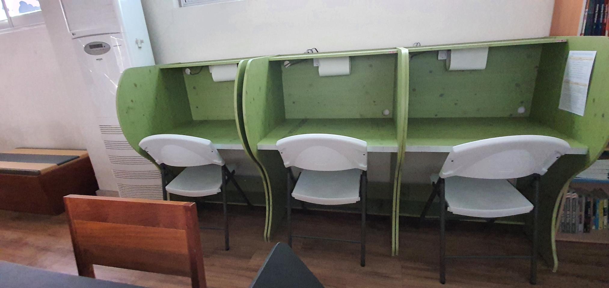 독서실 책상 18개 세트(6월29일 폐기)