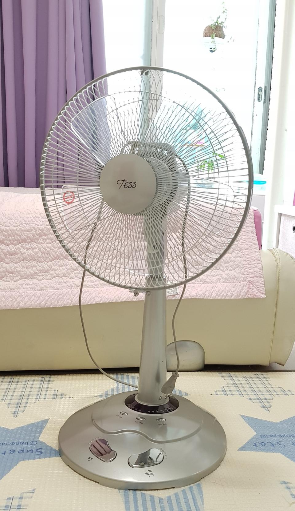 테스 발가락 리모컨 선풍기 판매합니다