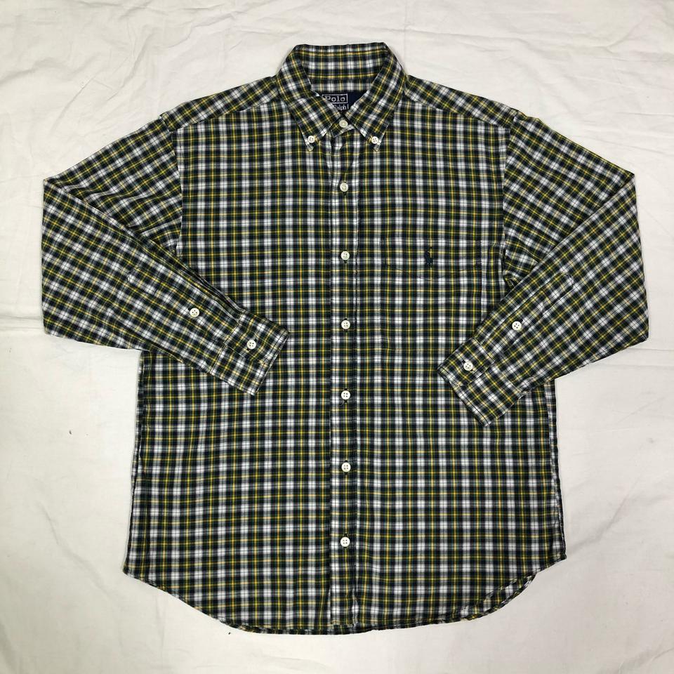 폴로 랄프로렌 블랙와치 타탄체크 셔츠 남방