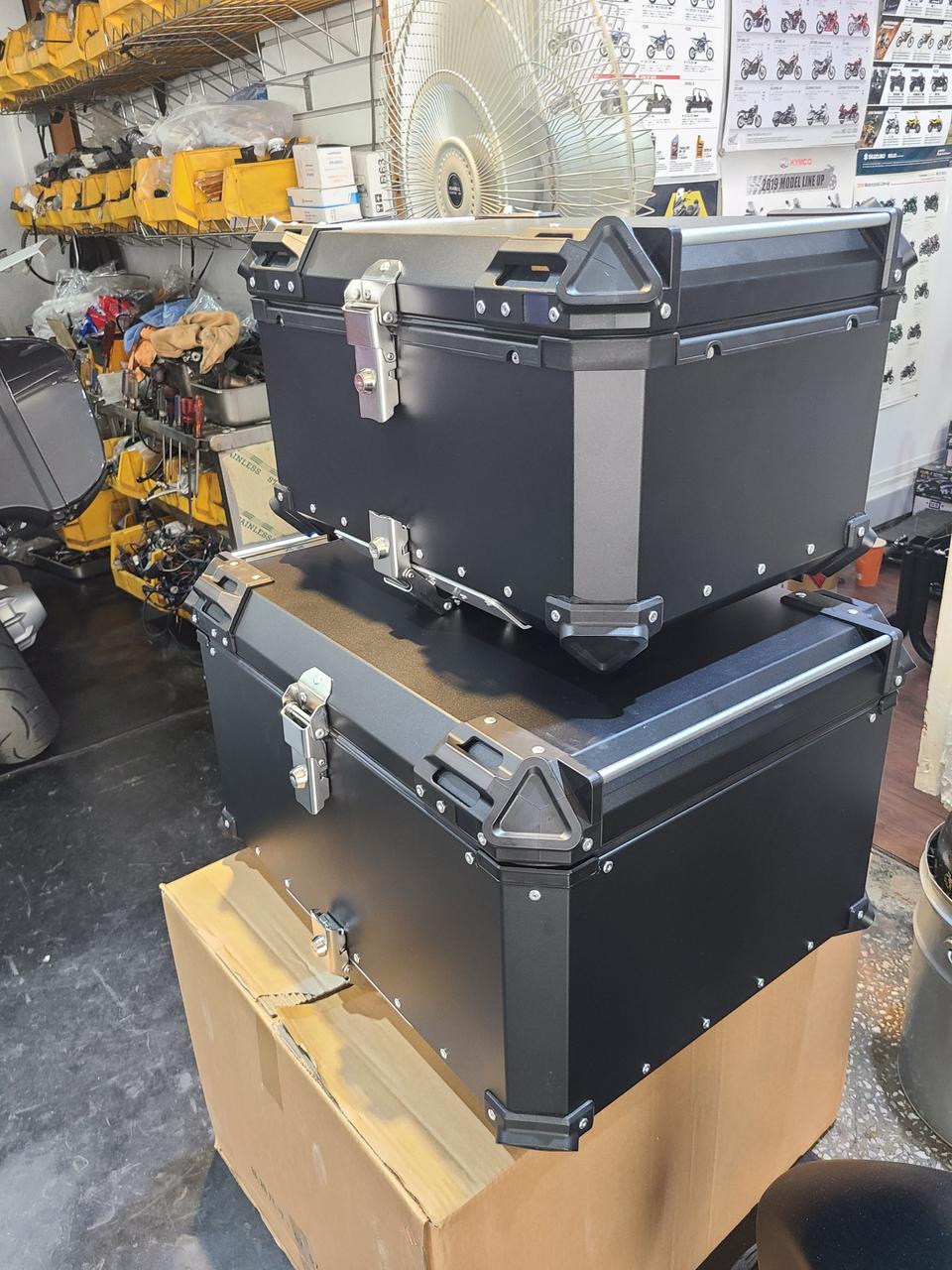 알루미늄100리터 탑박스판매합니다