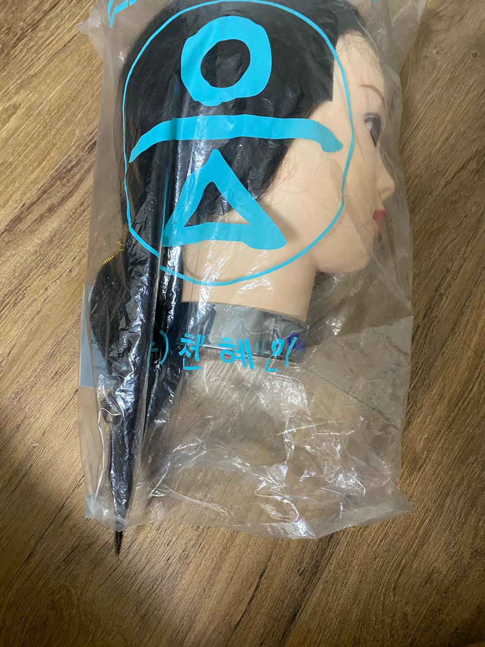 100%인모마네킹,시험용가발