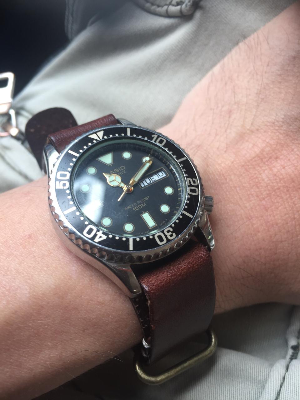 빈티지 카시오 다이버 시계 Casio MD-500