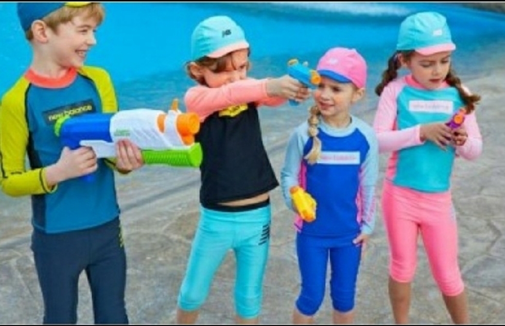 뉴발란스키즈 레쉬가드 3종세트 정품