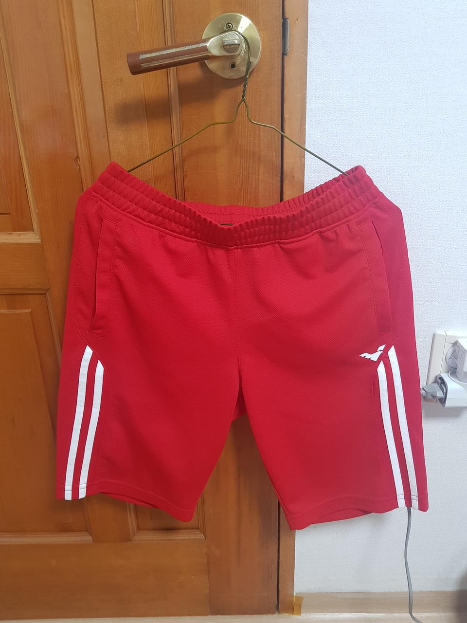 5부 반바지 레드