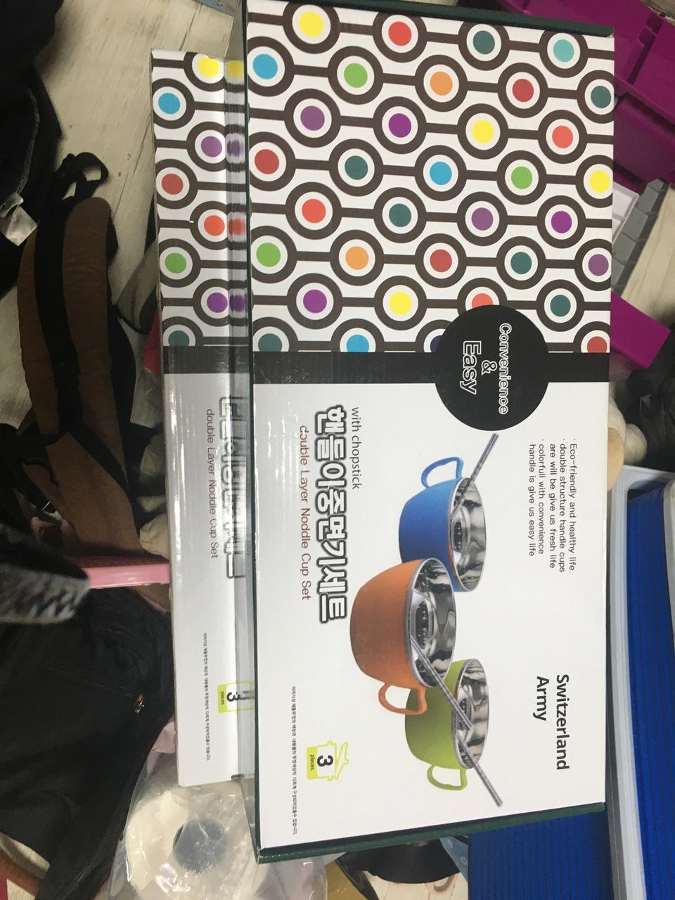 냉면기두박스총6개젓가락 밀폐통세트총세박스