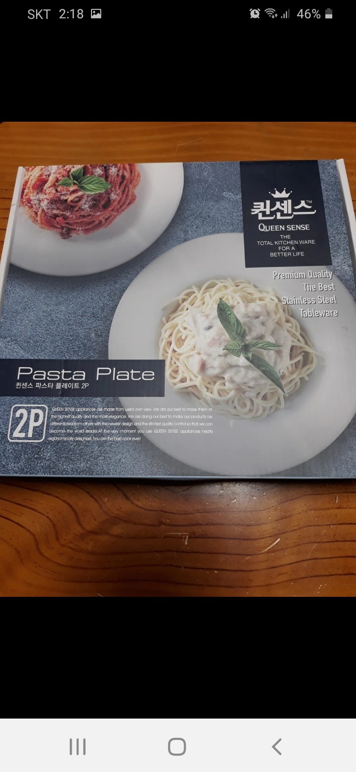 퀸센스 파스타 플레이트 2P