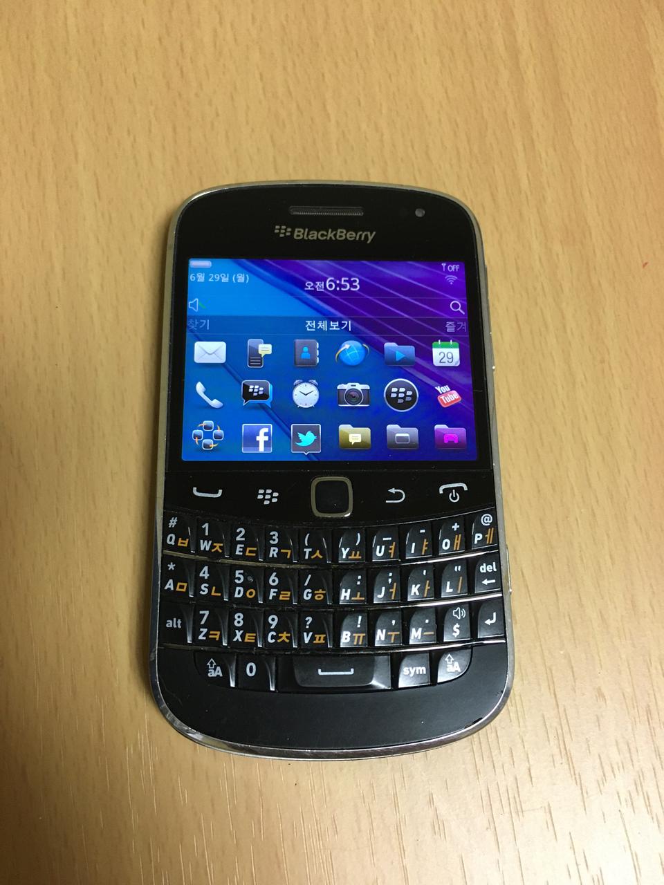 블랙베리 볼드 9900
